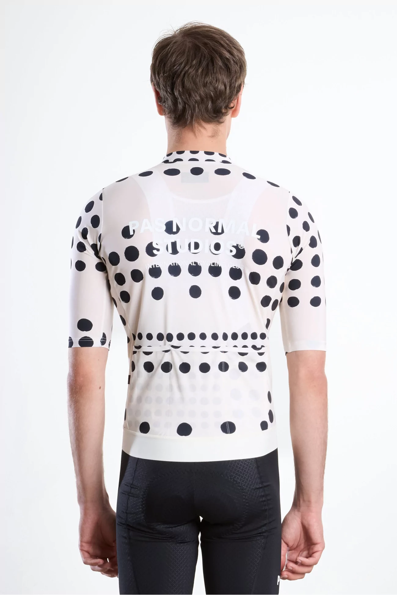 Essential Cycling Jersey – Dot Off White | Centre Commercial